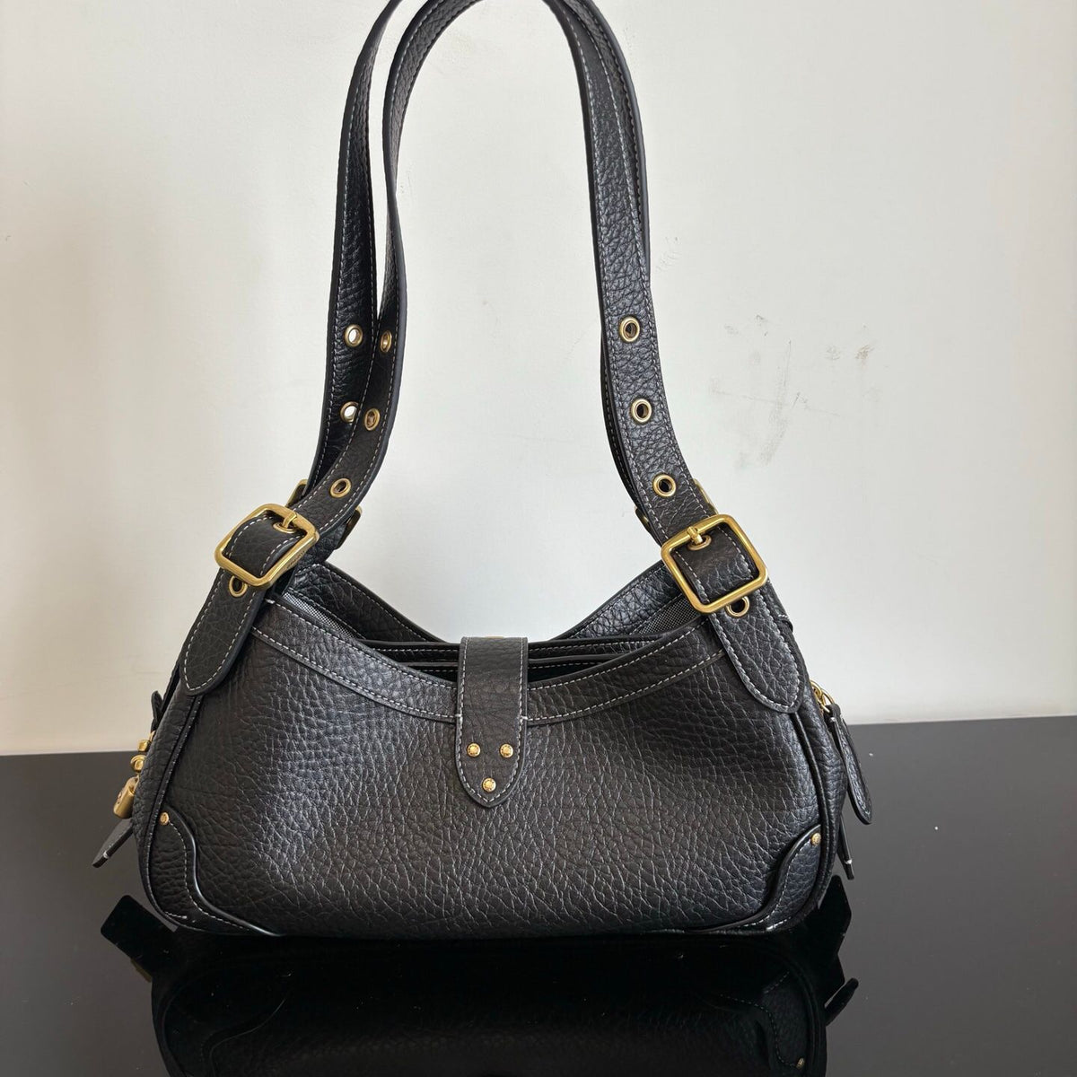 The highest version of the original factory leather top of the line original single with complete packaging new product COACH women's DRIFTER 31 shoulder bag handbag armpit bag high-end feeling CFM45 size 311612