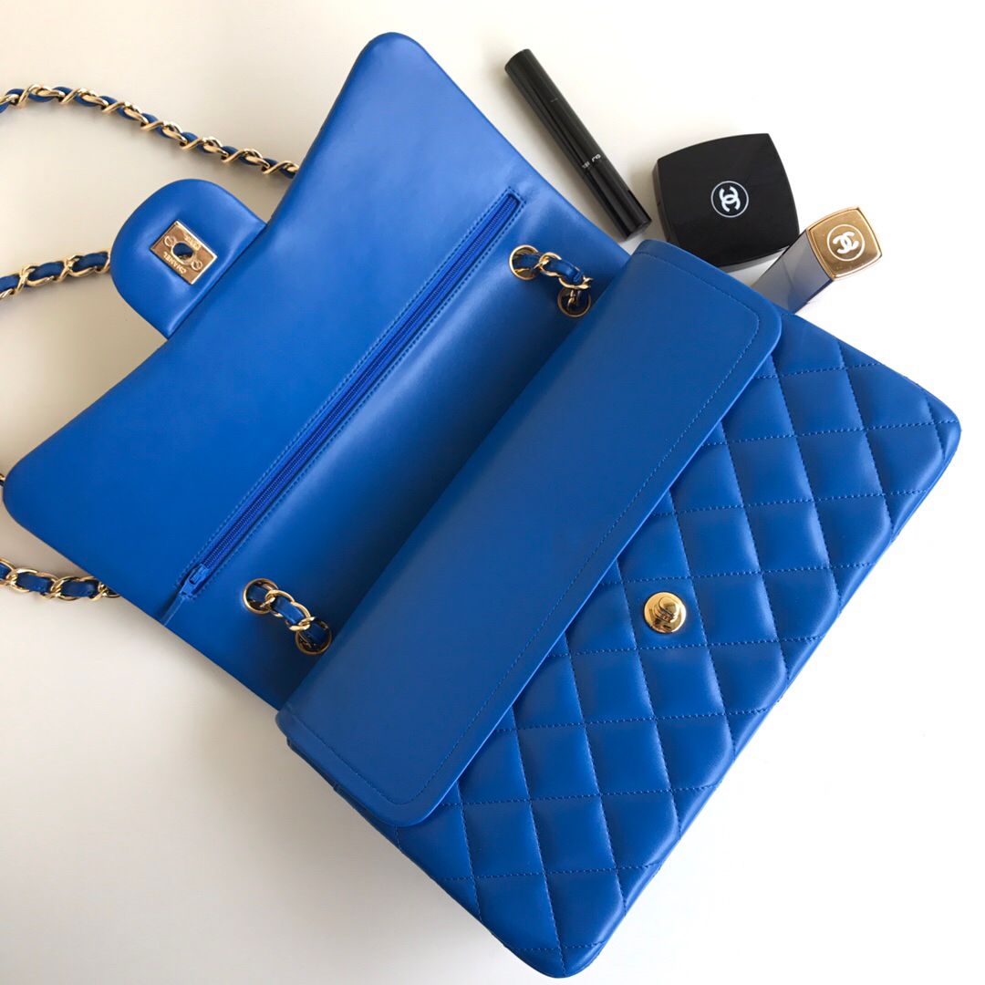 Upgraded version A1113 So beautiful that no one has friends CF Classic rhombus series Original lambskin small buckle version Professionally customized heavyweight hardware shoulder straps Handmade wiring Matching with same color lining Exquisite hot stamp