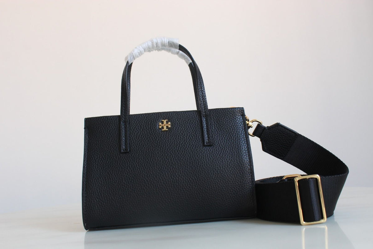 Purchasing Quality 340 Tory Burch New Blake Series Mini Tote Bag Lychee Pattern Head Layer Leather Thick and Comfortable Touch Multiple Combinations, Whatever You Want to Prepare Simple Solid Color Versatile Style Size Bottom Length 19.5/Bottom Width