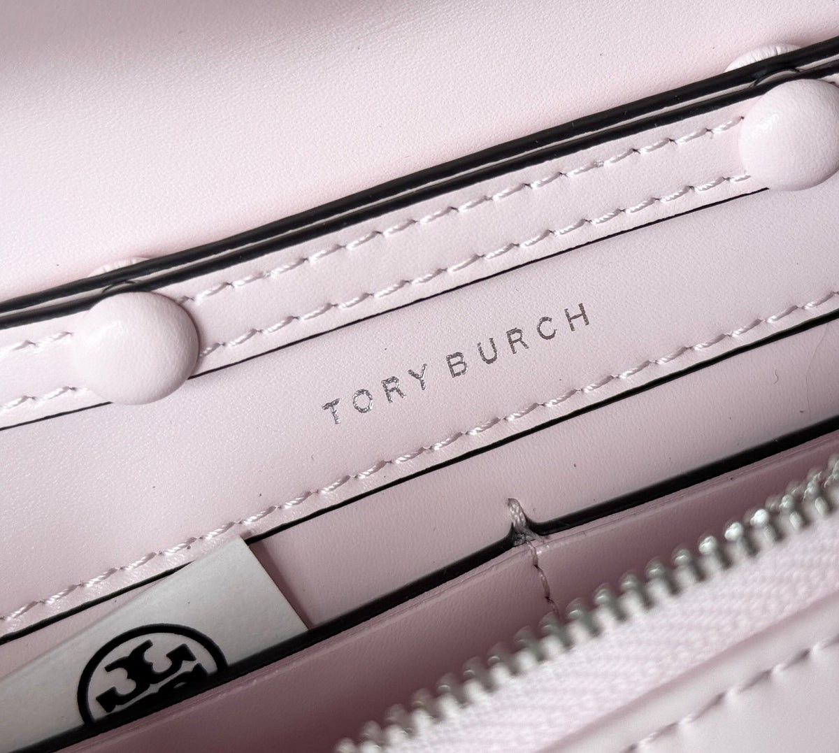 Lavender Purple TORY BURCH KIRA CHEVRON DIAMOND QUILT MINI TOP HANDLE CHAIN WALLET Mini Flip Tote With Fluffy Diamond Quilted Design, Three Dimensional Texture Shines on Classic Shapes, Paired with Iconic Slanted Double T LOGO and Chain Shoulder Strap