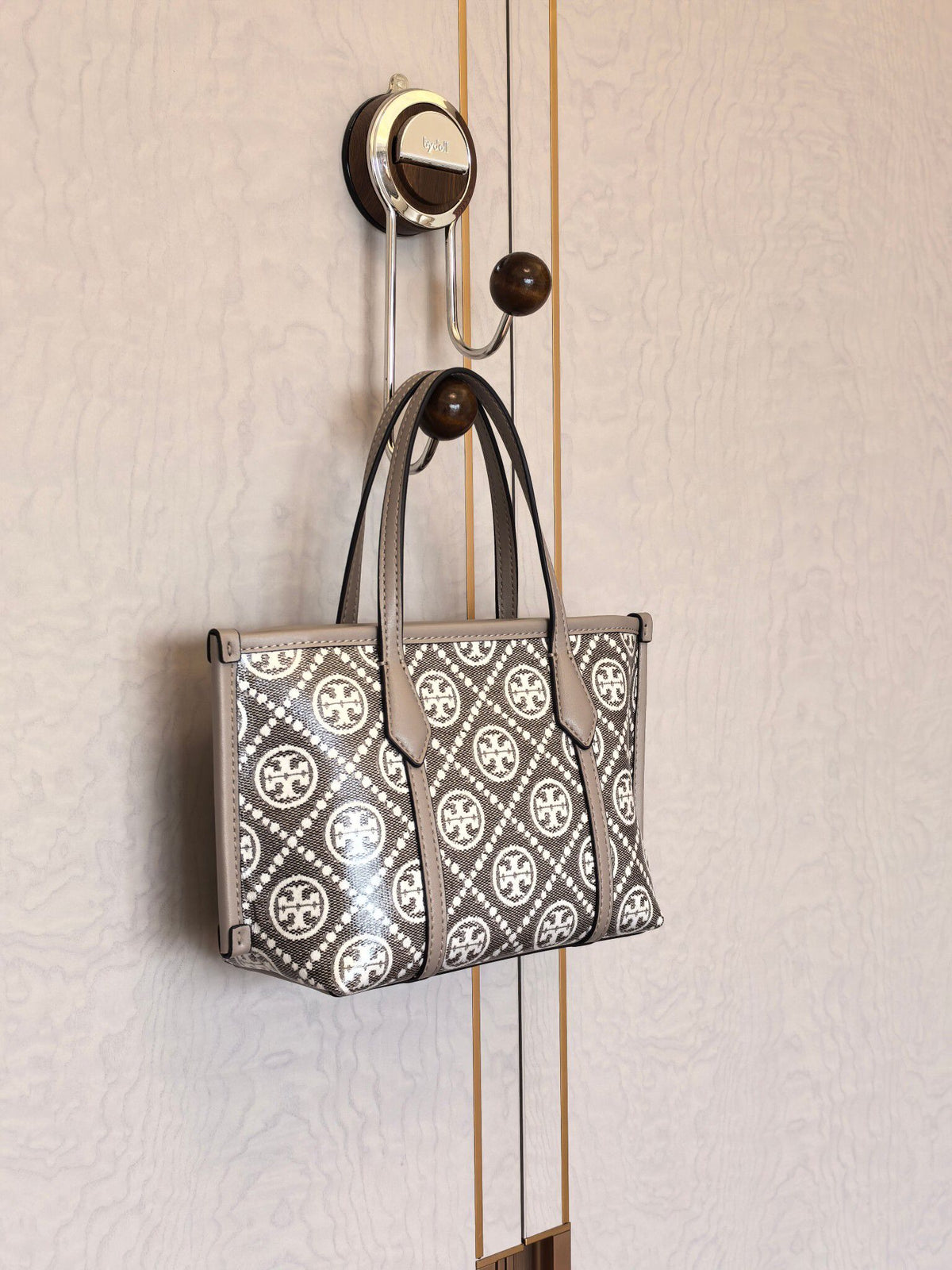 T Monogram Perry Mini Tote Bag