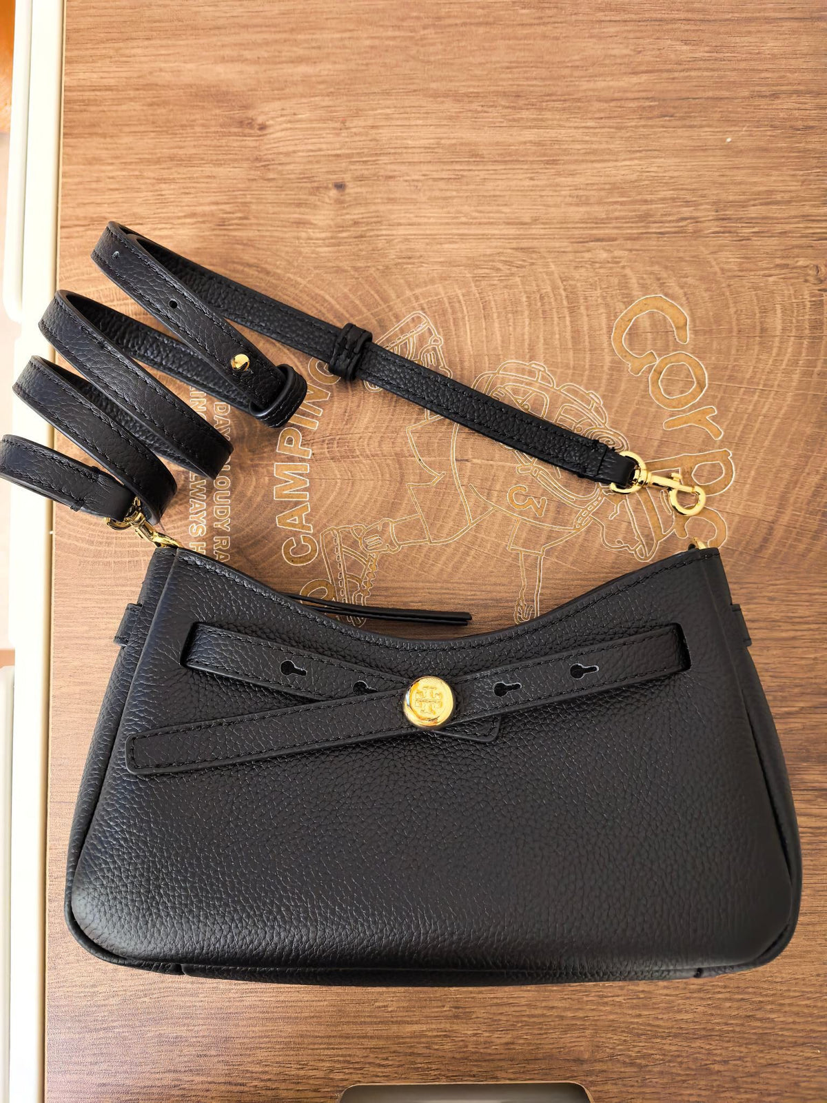 Mini crossbody TORY BIRCH ROMY PEBBLED TOP ZIP CROSS BODY new shoulder bag delicate lychee grain cowhide+metal logo simple and exquisite bag shape fits body shape, moderate capacity for mobile phones, cosmetics can be stored for commuting and dating