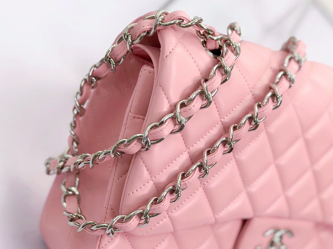 Upgraded version A1113 So beautiful that no one has friends CF Classic diamond series Original lambskin small buckle version Professionally customized heavyweight hardware shoulder straps Handmade wiring Lining leather Exquisite hot stamping font Uniform