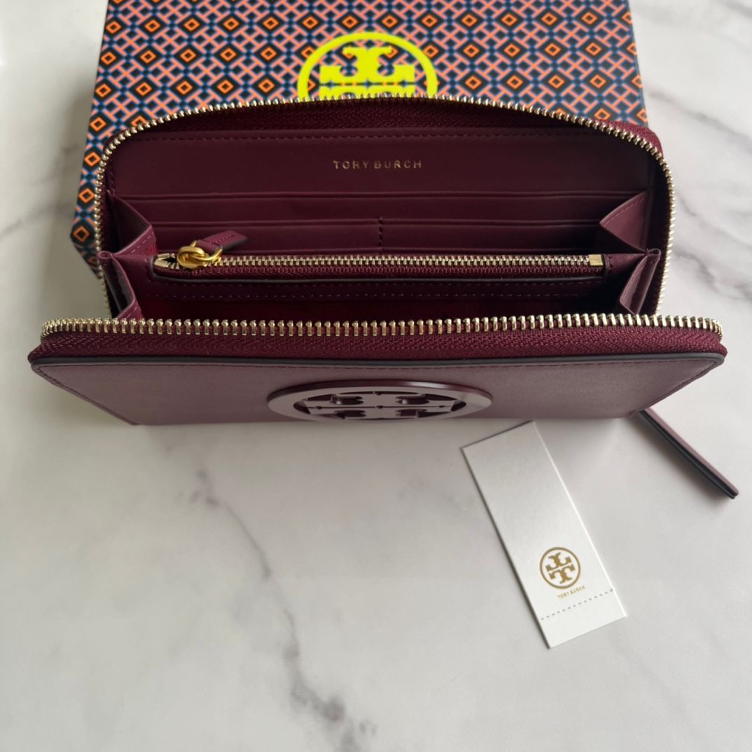 Black Blue Wine Red Zipper Bag Nappa Leather Size 1910 p170