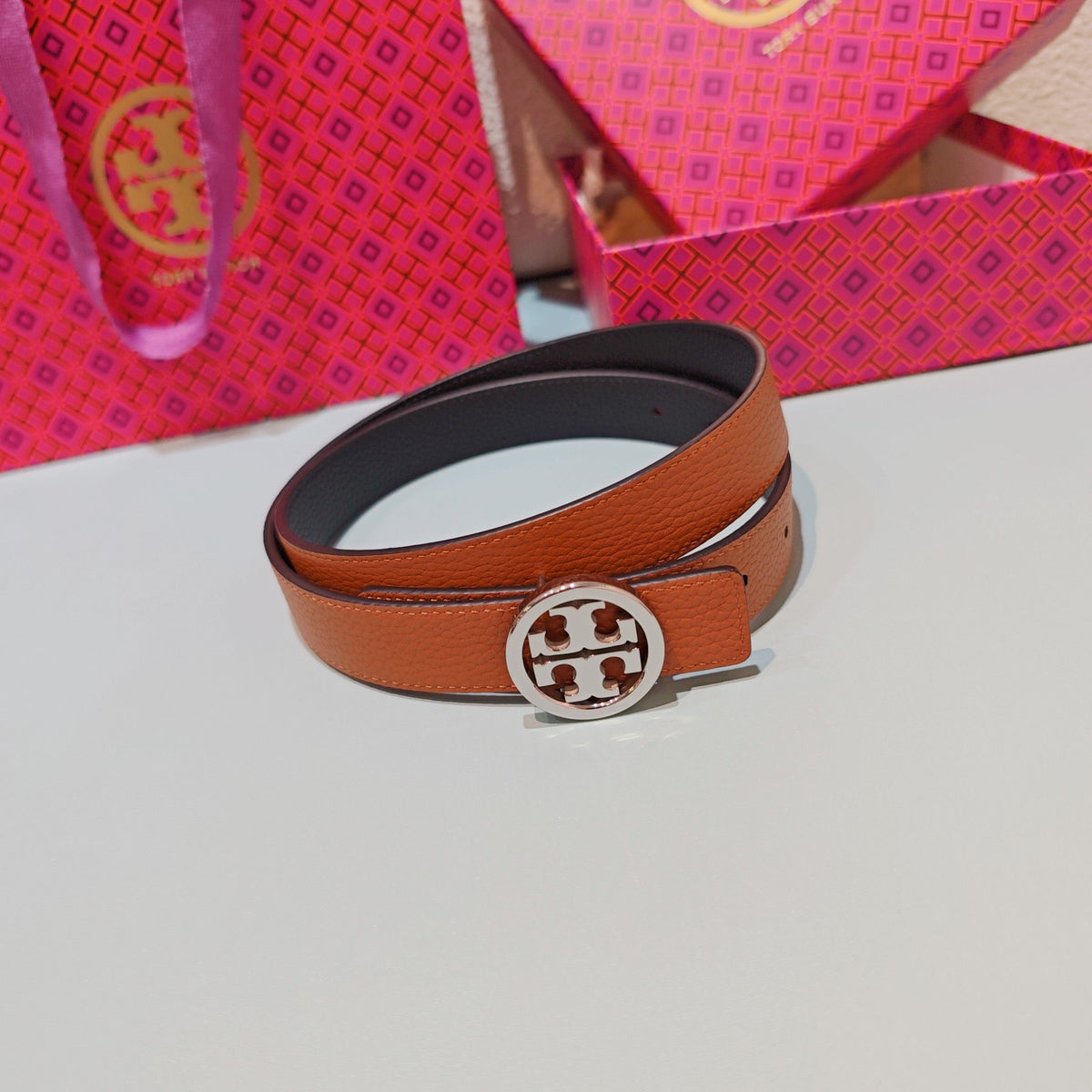 CM Tony Belt Double sided Head Layer Leather Length 75.80.85.90.95.100. Original Mold Customization of European Copper Hardware Buckle