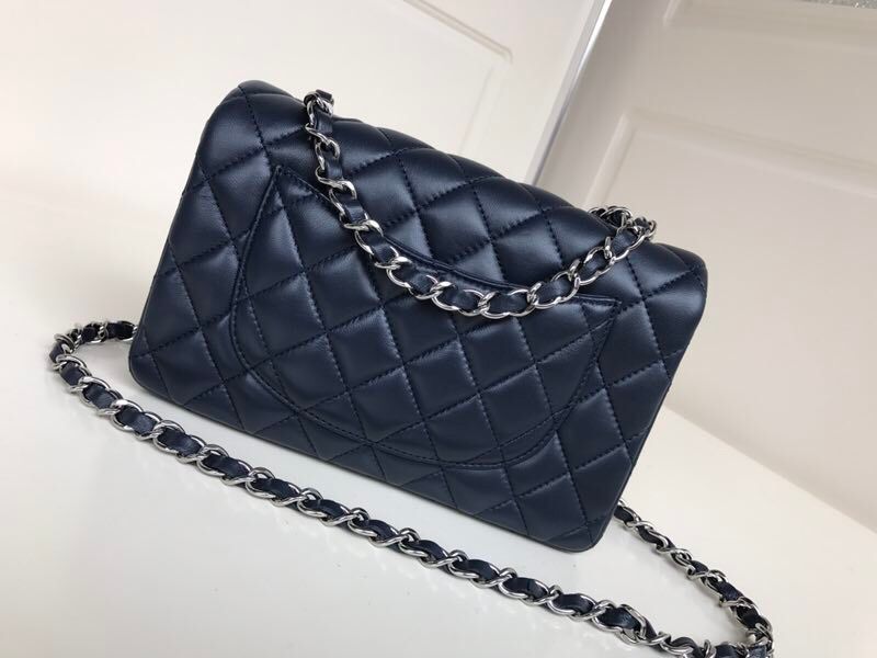 Xiaoxiang 1116 CF20cm lambskin dark blue