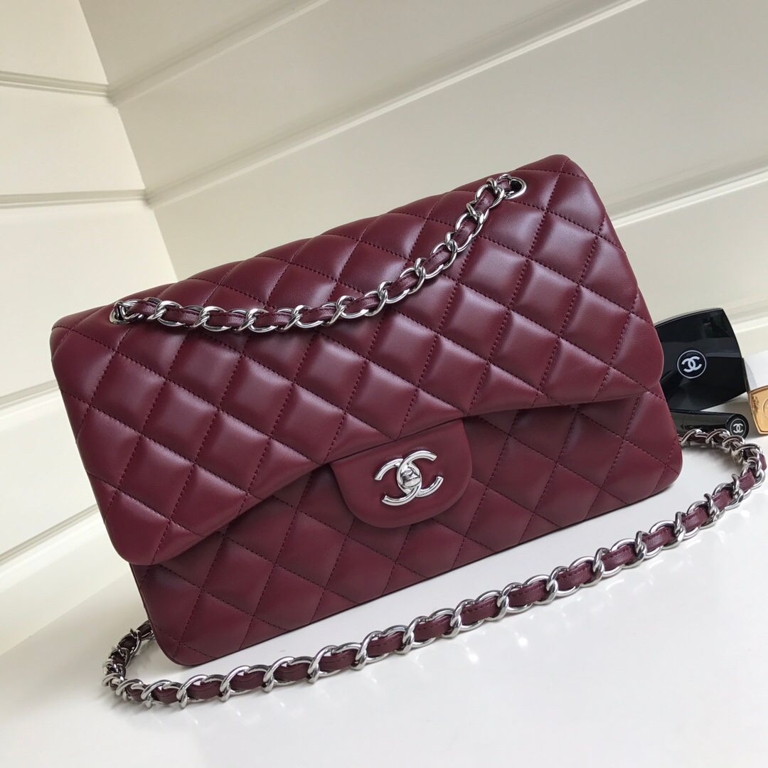 Upgraded version A1113 So beautiful that no one has friends CF Classic rhombus series Original lambskin small buckle version Professionally customized heavyweight hardware shoulder straps Handmade wiring Matching with same color lining Exquisite hot stamp