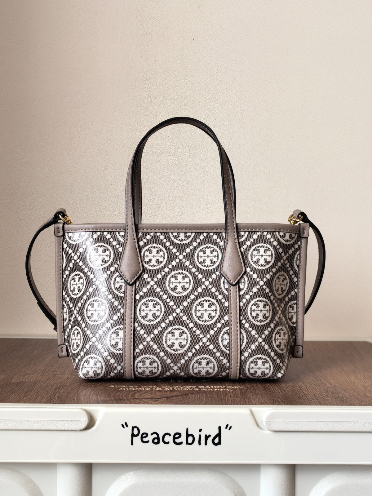 T Monogram Perry Mini Tote Bag