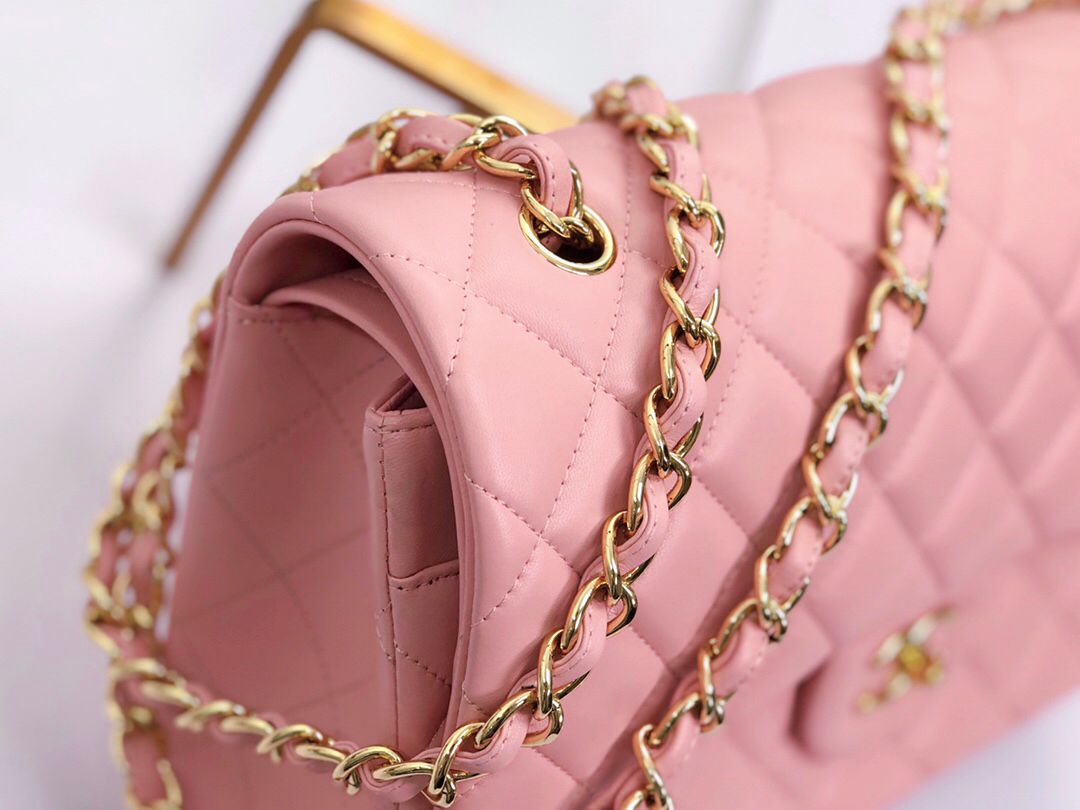 Upgraded version A1113 So beautiful that no one has friends CF Classic diamond series Original lambskin small buckle version Professionally customized heavyweight hardware shoulder straps Handmade wiring Lining leather Exquisite hot stamping font Uniform