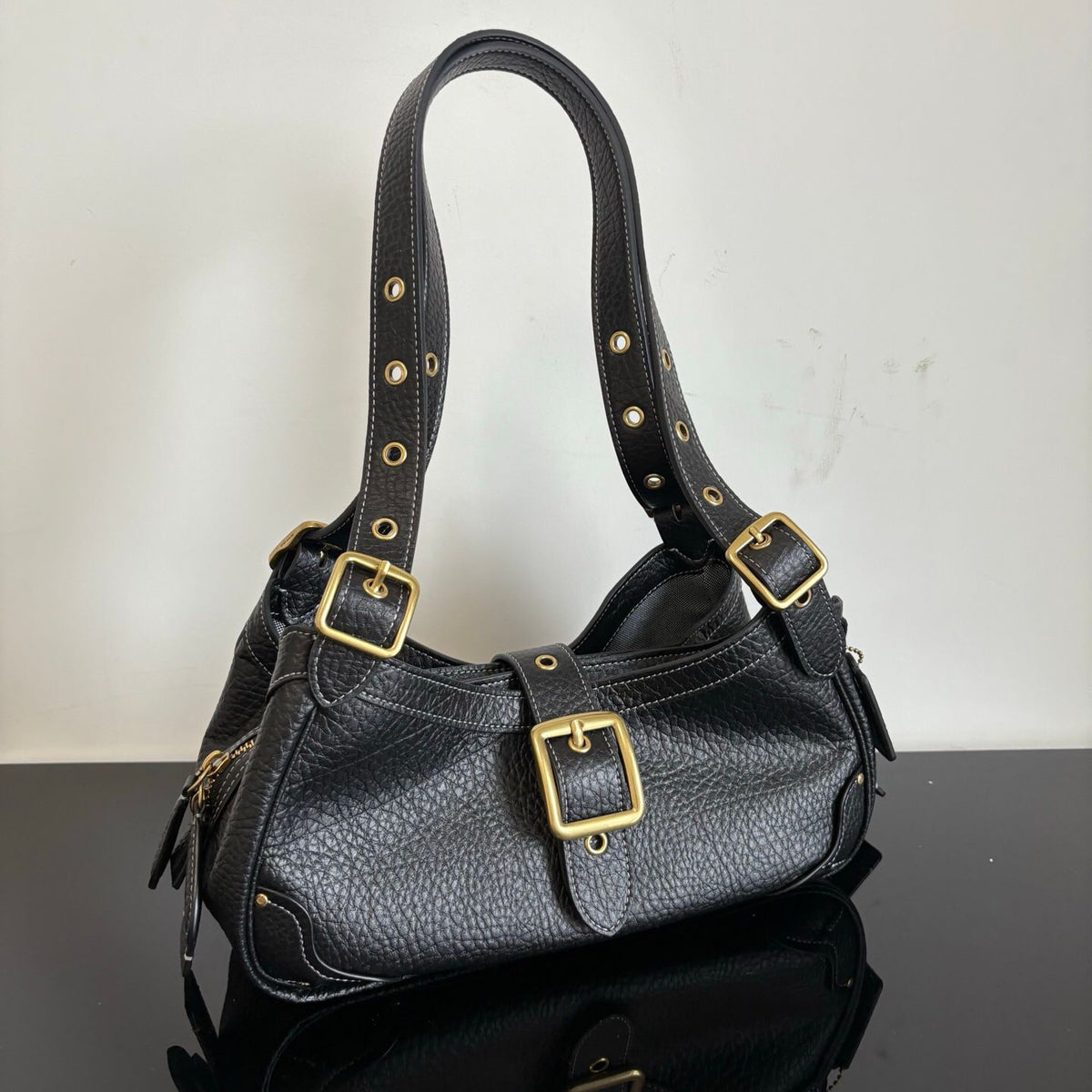 The highest version of the original factory leather top of the line original single with complete packaging new product COACH women's DRIFTER 31 shoulder bag handbag armpit bag high-end feeling CFM45 size 311612