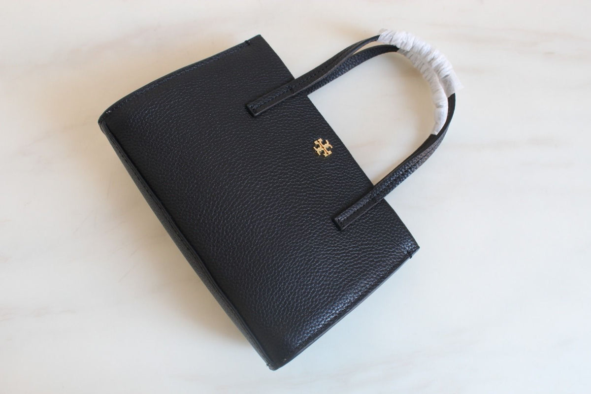 Purchasing Quality 340 Tory Burch New Blake Series Mini Tote Bag Lychee Pattern Head Layer Leather Thick and Comfortable Touch Multiple Combinations, Whatever You Want to Prepare Simple Solid Color Versatile Style Size Bottom Length 19.5/Bottom Width