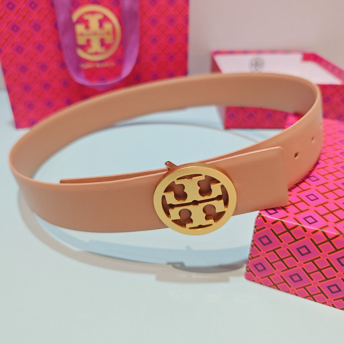 CM Tony Belt Double sided Head Layer Leather Length 75.80.85.90.95.100. Original Mold Customization of European Copper Hardware Buckle