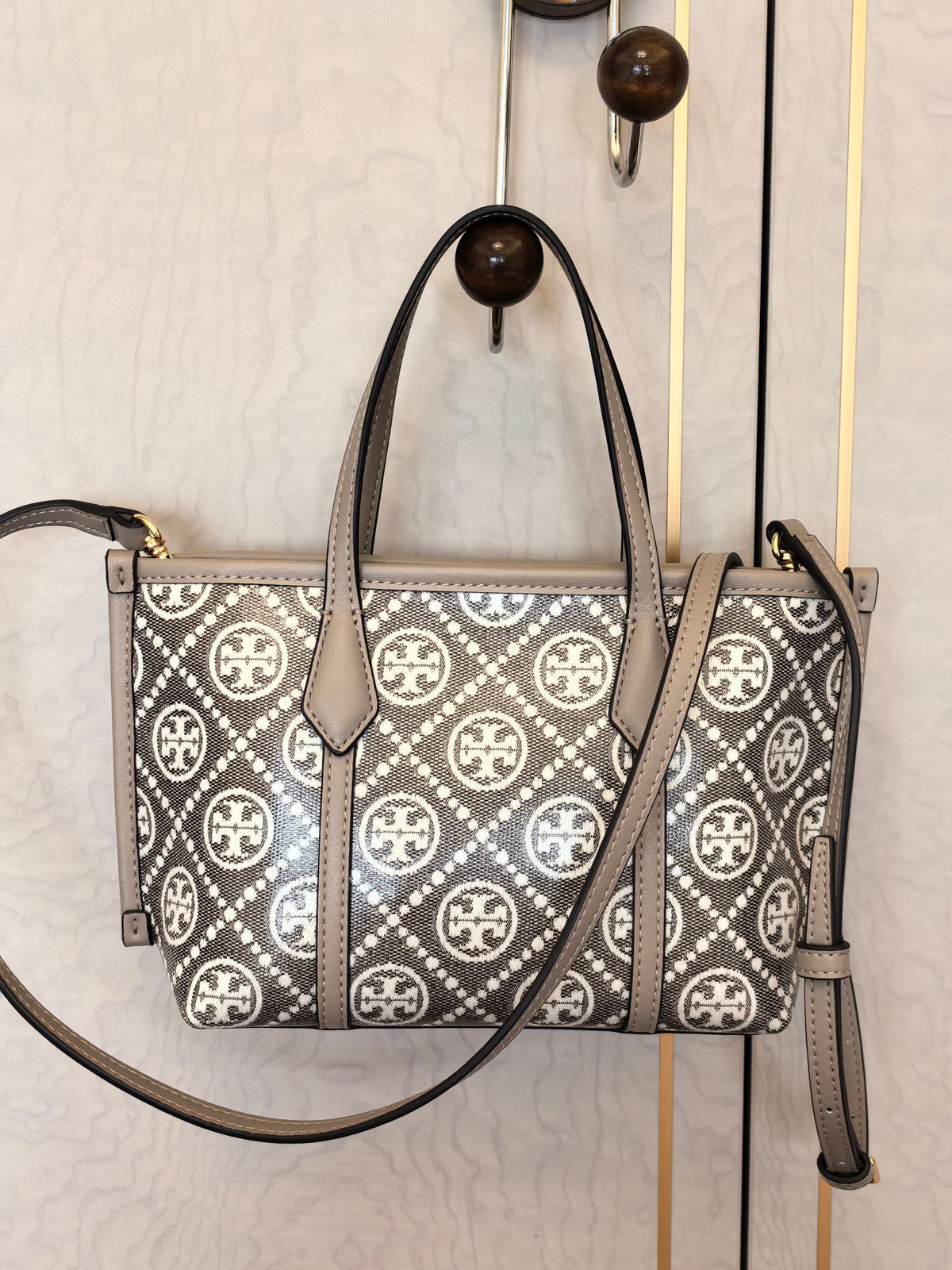 T Monogram Perry Mini Tote Bag