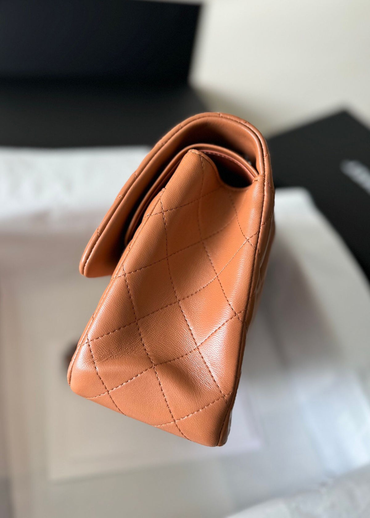 Upgraded version A1113 So beautiful that no one has friends CF Classic diamond series Original lambskin small buckle version Professionally customized heavyweight hardware shoulder straps Handmade wiring Lining leather Exquisite hot stamping font Uniform