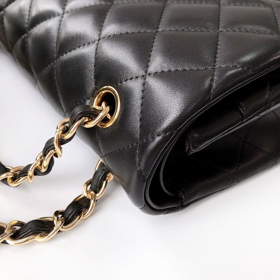 Upgraded version A1113 So beautiful that no one has friends CF Classic diamond series Original lambskin small buckle version Professionally customized heavyweight hardware shoulder strap Handmade wiring Lining leather Exquisite hot stamping font Uniform