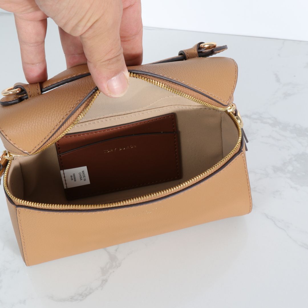 380 new Tory Burch lychee patterned cowhide box bag, cowhide makeup bag, single shoulder, single shoulder, crossbody, handbag is both suitable