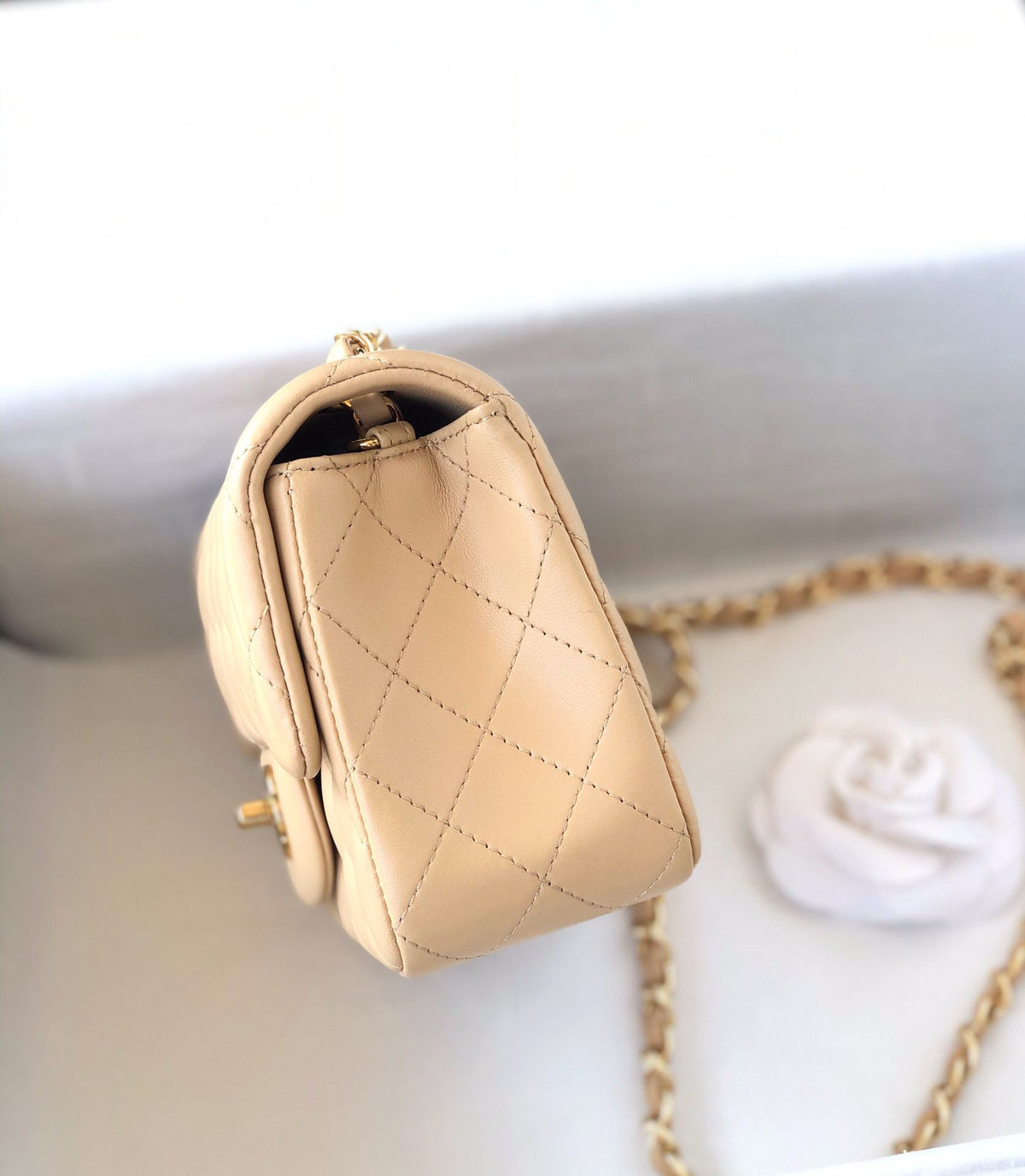 Fang Fatzi Mini 17cm CF has a very feminine elegance and inherits classics. It is listed as the historical sales champion and is an indispensable piece in every pink fan’s wardrobe. 17cm650 Sheepskin