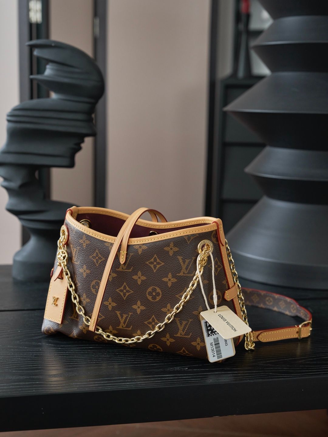 CARRYALL BB handbag M13014 original fabric 163c chip all steel vacuum plated 1400