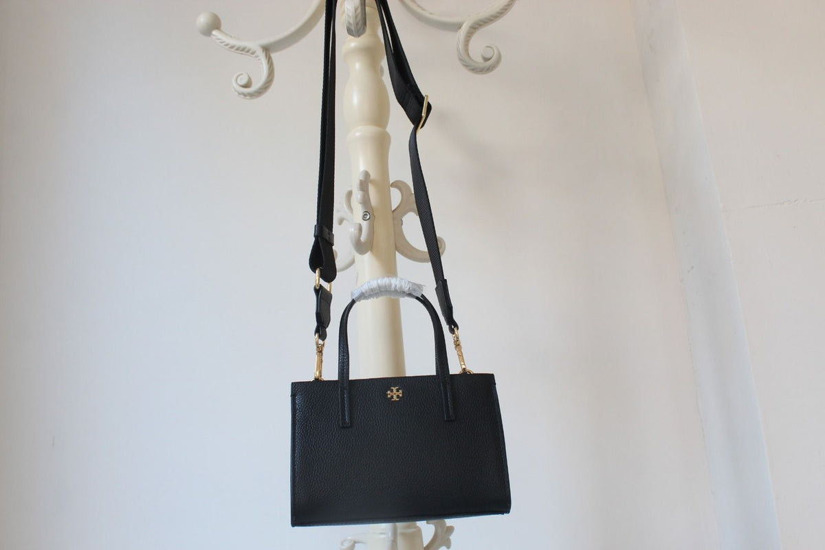 Purchasing Quality 340 Tory Burch New Blake Series Mini Tote Bag Lychee Pattern Head Layer Leather Thick and Comfortable Touch Multiple Combinations, Whatever You Want to Prepare Simple Solid Color Versatile Style Size Bottom Length 19.5/Bottom Width