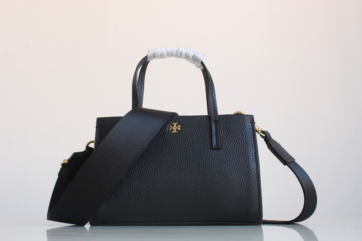 Purchasing Quality 340 Tory Burch New Blake Series Mini Tote Bag Lychee Pattern Head Layer Leather Thick and Comfortable Touch Multiple Combinations, Whatever You Want to Prepare Simple Solid Color Versatile Style Size Bottom Length 19.5/Bottom Width