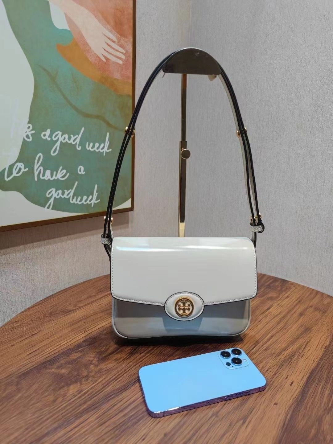 TB Tofu Bag ROBINSON Lacquer Leather Dual Use Shoulder Backpack