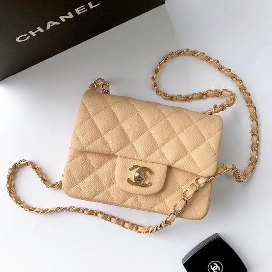 The latest version of classic ball pattern caviar cowhide 1115 whole imported original cowhide CF..MM is directly regarded as high-end quality size 17cm gold and silver buckle in stock P650
