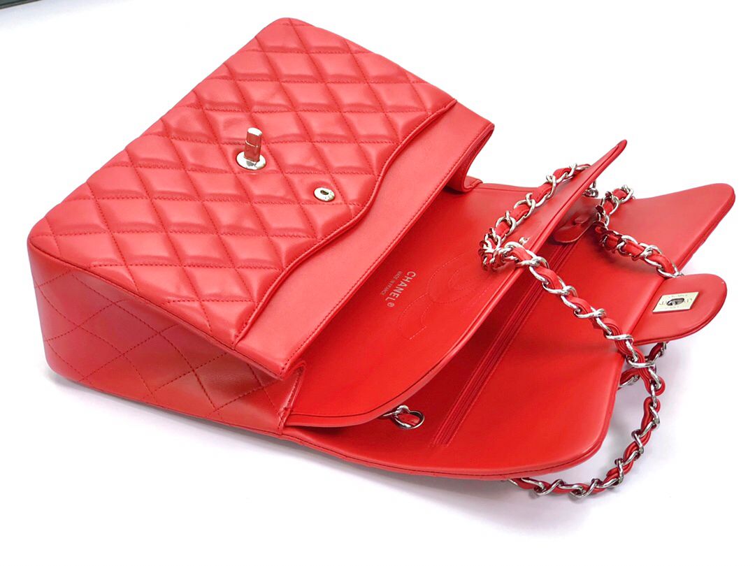 Upgraded version A1113 So beautiful that no one has friends CF Classic diamond series Original lambskin small buckle version Professionally customized heavyweight hardware shoulder straps Handmade wiring Lining leather Exquisite hot stamping font Uniform