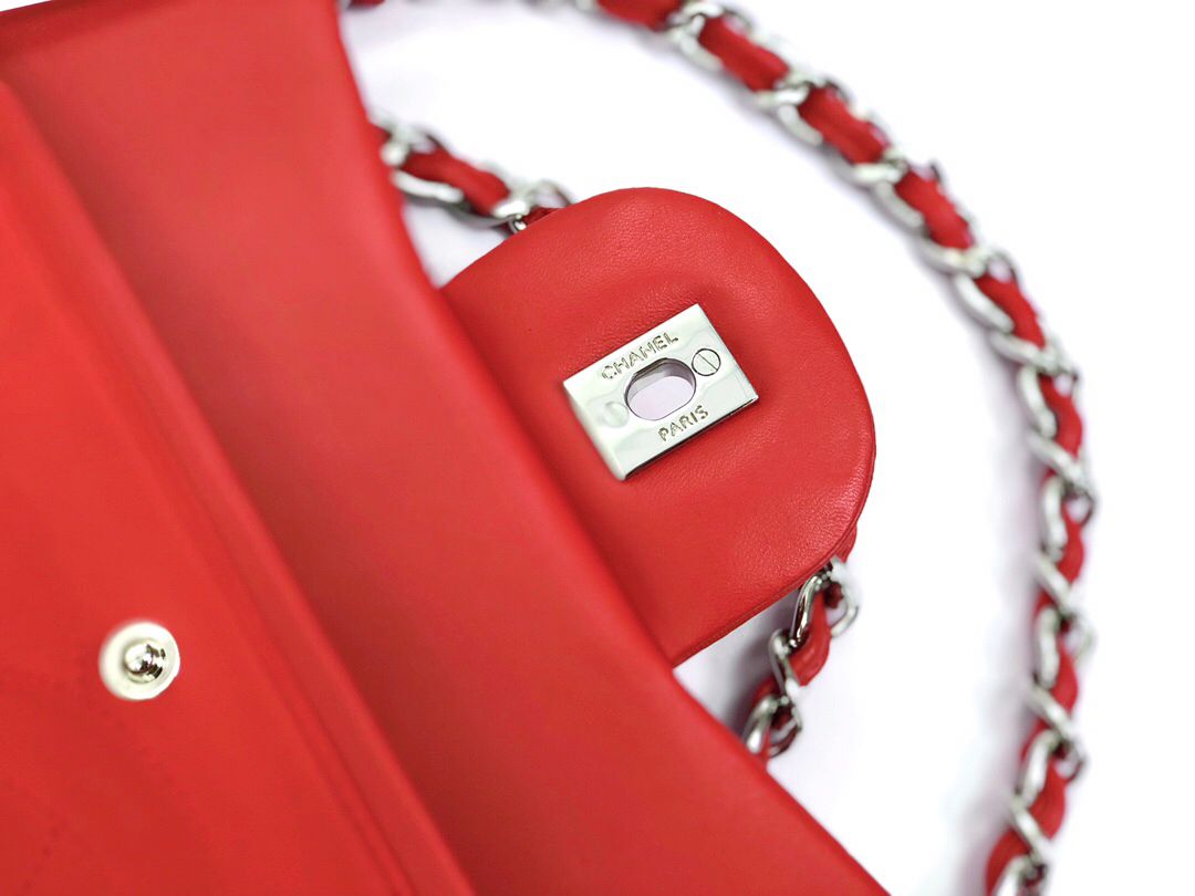 Upgraded version A1113 So beautiful that no one has friends CF Classic diamond series Original lambskin small buckle version Professionally customized heavyweight hardware shoulder straps Handmade wiring Lining leather Exquisite hot stamping font Uniform