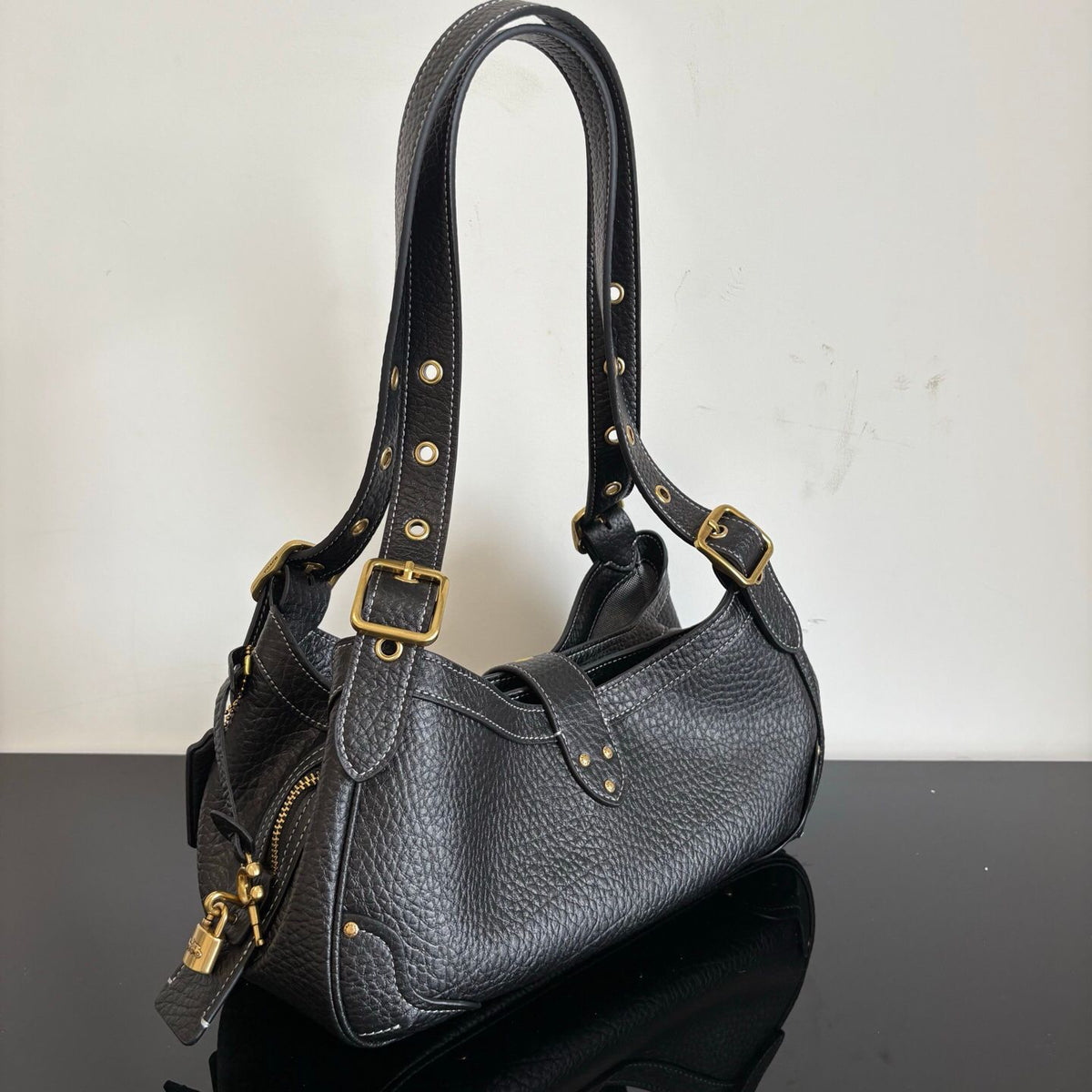 The highest version of the original factory leather top of the line original single with complete packaging new product COACH women's DRIFTER 31 shoulder bag handbag armpit bag high-end feeling CFM45 size 311612