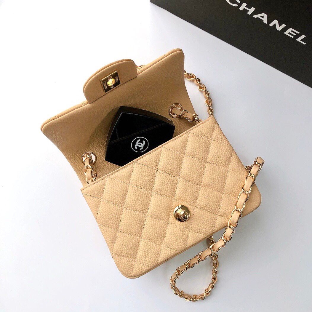The latest version of classic ball pattern caviar cowhide 1115 whole imported original cowhide CF..MM is directly regarded as high-end quality size 17cm gold and silver buckle in stock P650