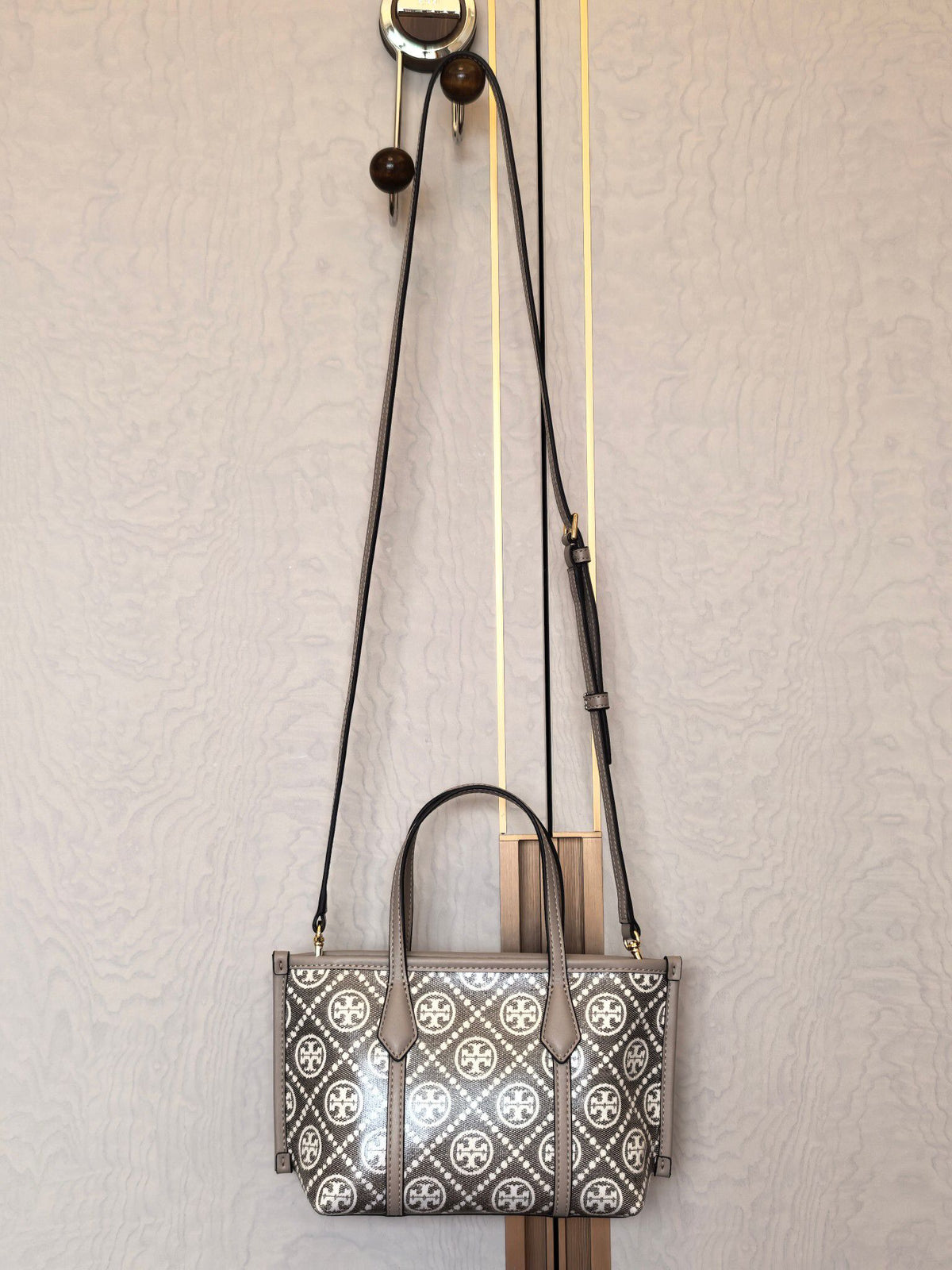 T Monogram Perry Mini Tote Bag