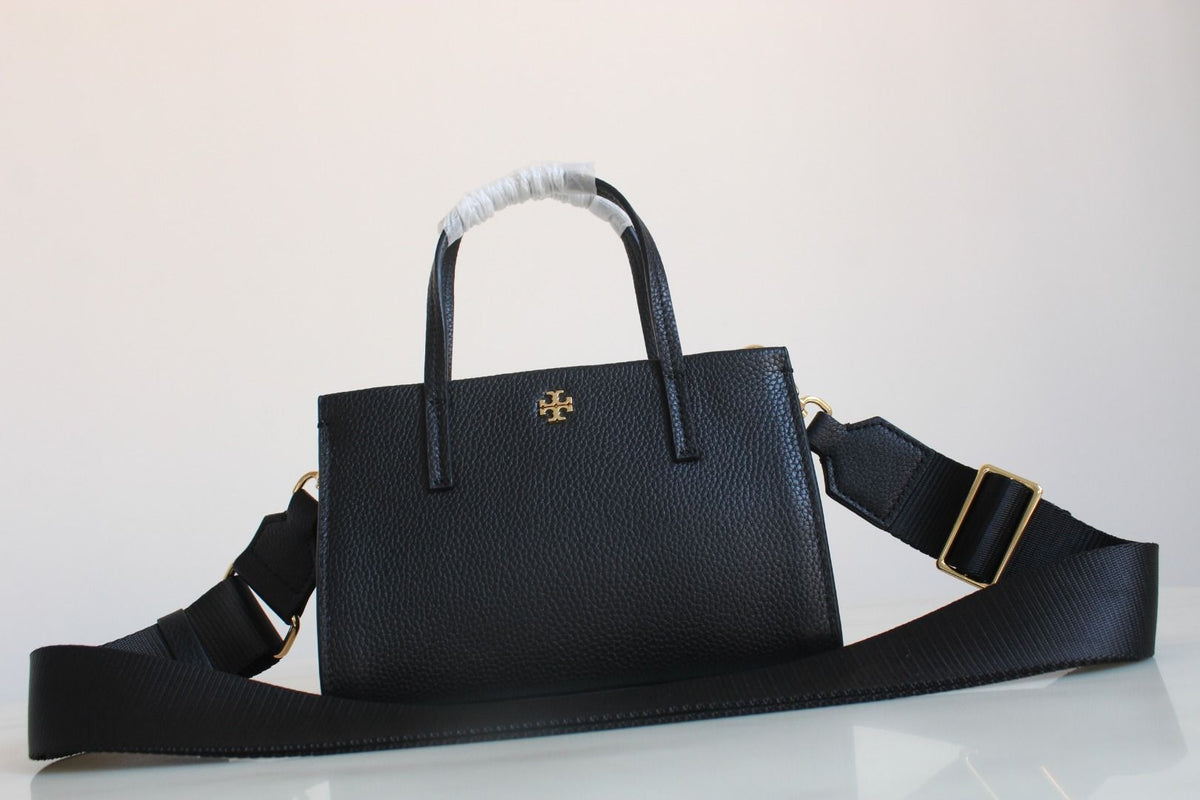 Purchasing Quality 340 Tory Burch New Blake Series Mini Tote Bag Lychee Pattern Head Layer Leather Thick and Comfortable Touch Multiple Combinations, Whatever You Want to Prepare Simple Solid Color Versatile Style Size Bottom Length 19.5/Bottom Width