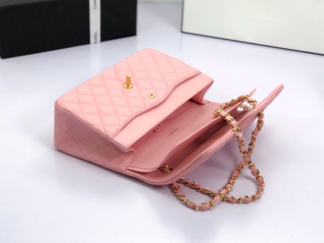 Upgraded version A1113 So beautiful that no one has friends CF Classic diamond series Original lambskin small buckle version Professionally customized heavyweight hardware shoulder straps Handmade wiring Lining leather Exquisite hot stamping font Uniform