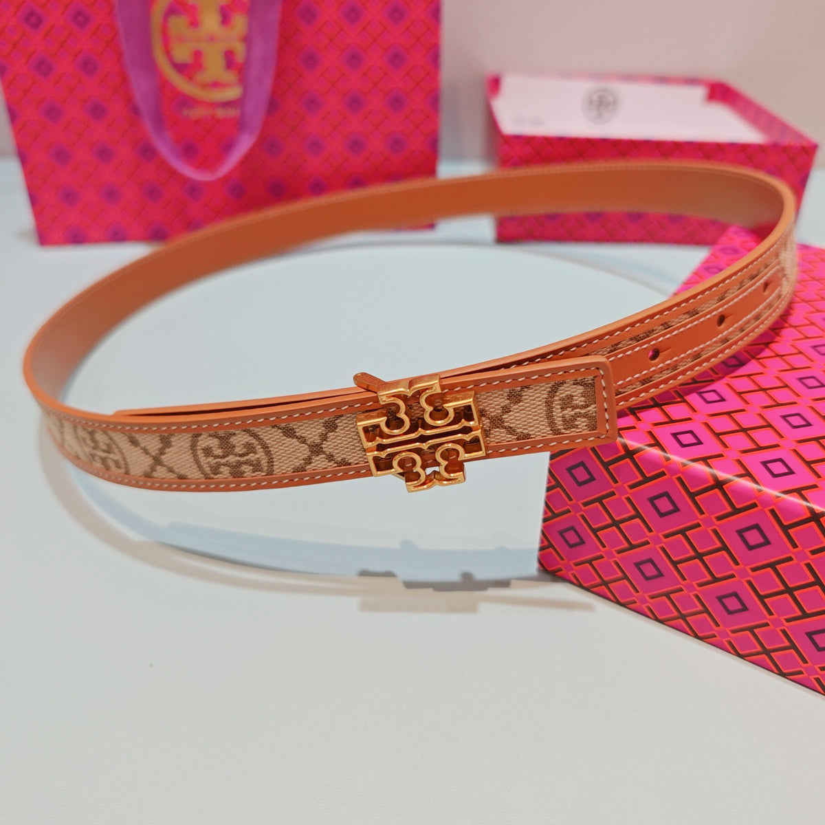 CM Tony Belt Double sided Head Layer Leather Length 75.80.85.90.95.100. Original Mold Customization of European Copper Hardware Buckle